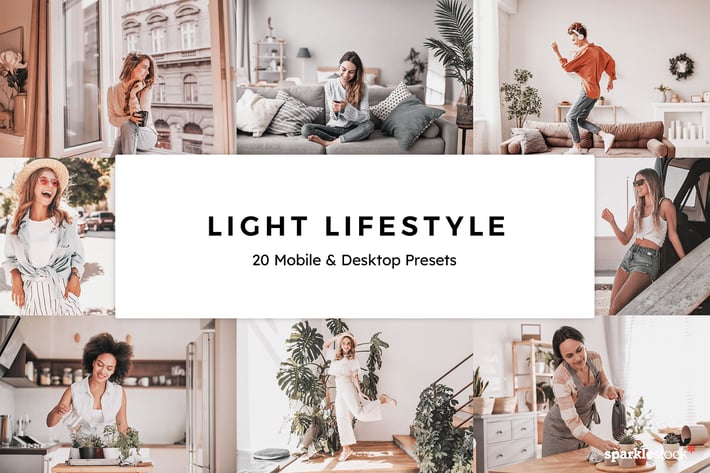 20 Light Lifestyle Lightroom Presets & LUTs
