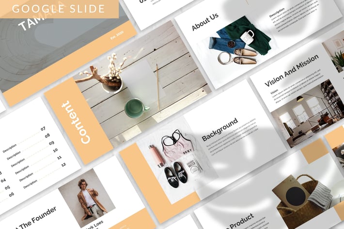 Tamara - Brandbook Google Slide Template