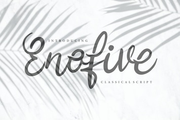 Enofive | Classical Script Font