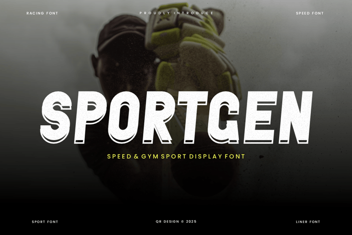 Sportgen - Gym Sport Display Font