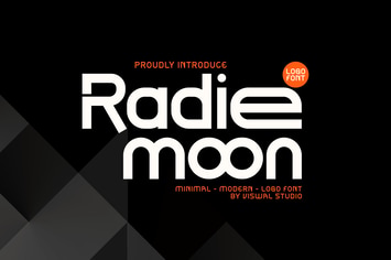 Radie Moon - Modern Minimal Font