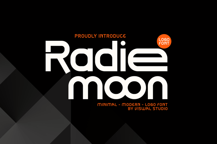 Radie Moon - Modern Minimal Font