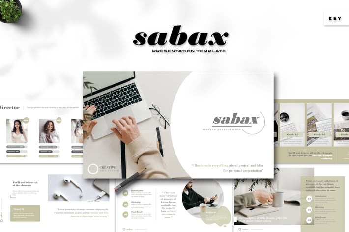 Sabax - Keynote Template