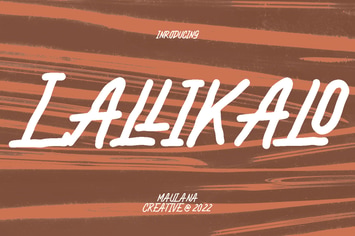 Lallikalo Handwritten Font