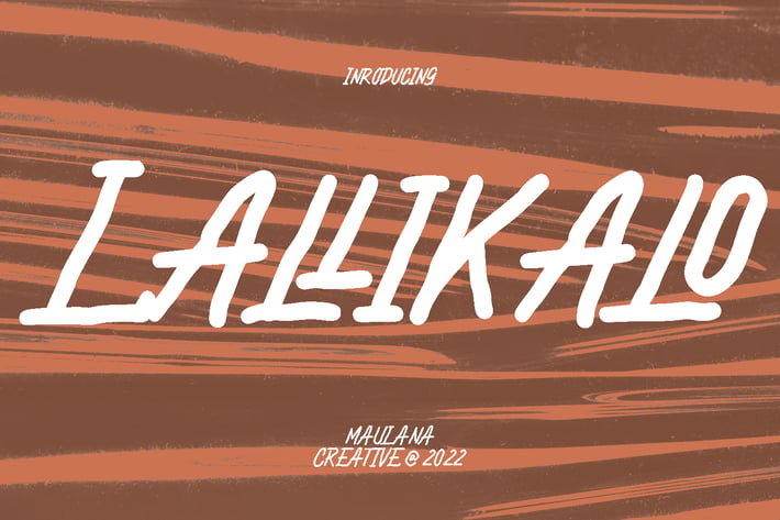 Lallikalo Handwritten Font