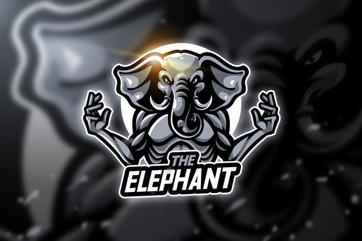 Elephant sch - Mascot & Esport Logo