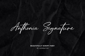 Anthonia Signature Font