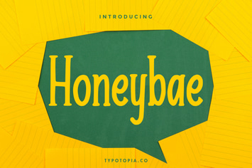 Honeybae a Fun Display Font