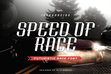 Speed of Race Typeface