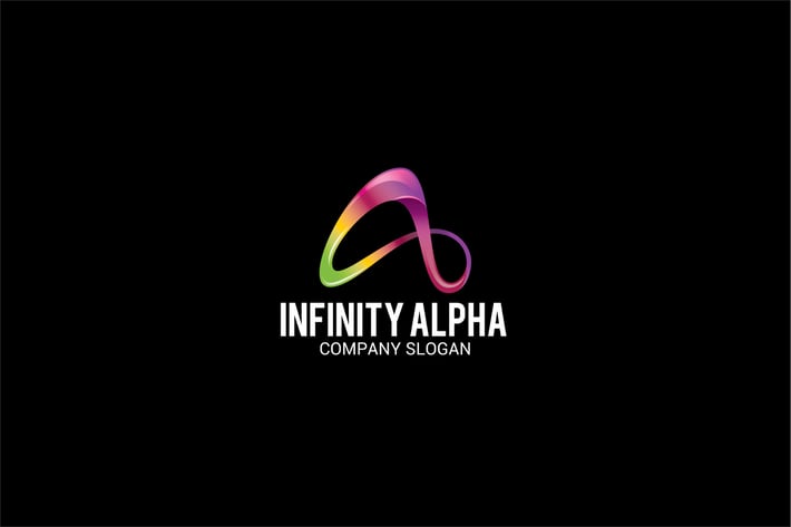 INFINITY ALPHA Letter A Logo