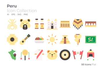 Peru Color Icon