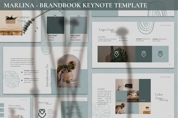 Marlina - Brandbook Keynote Template
