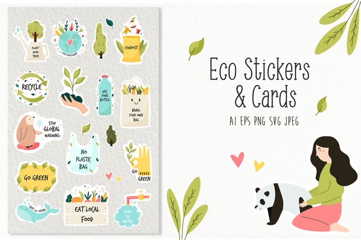 Eco Set - Clipart Collection