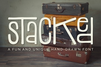 Stacked Font