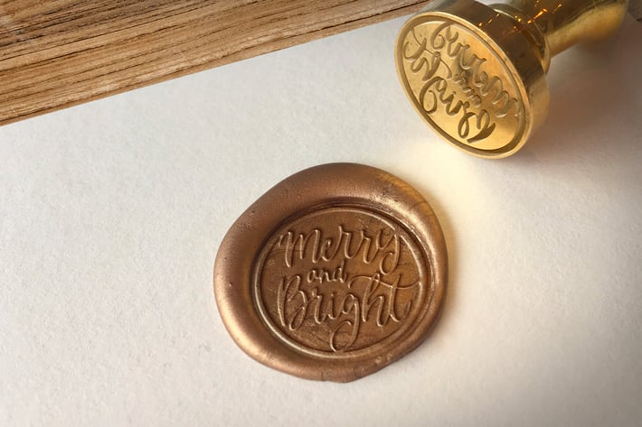 Wax Seal Logo Mockup Vol.3