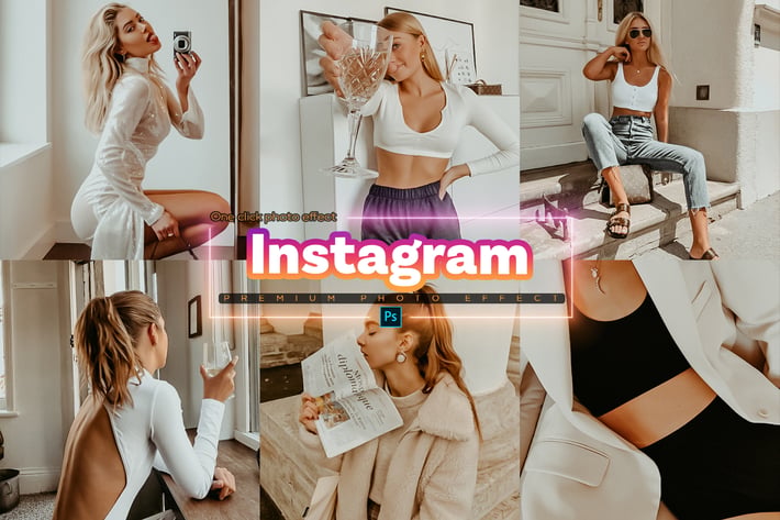Instagram Photoshop Action