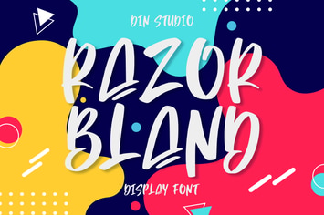 Razor Bland-Display Font