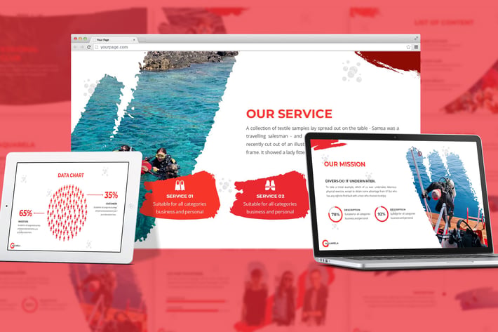 Aquarela - Abstract Google Slides Template