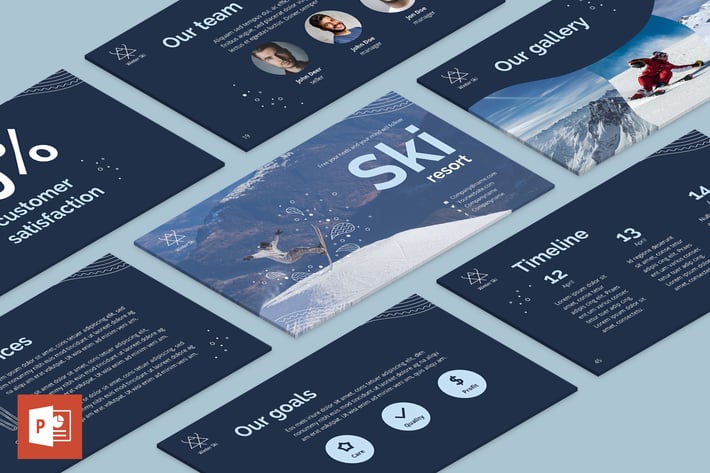 Ski Resort PowerPoint Presentation Template