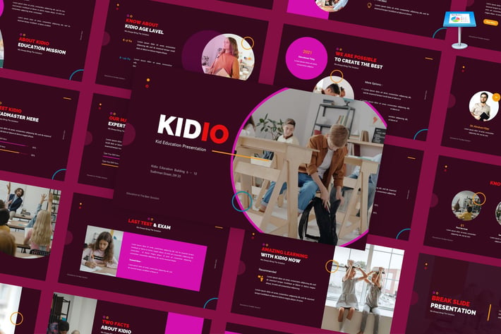Kidio - Kids Education Keynote Template