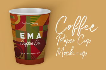 Coffee Paper Cup Mock-up