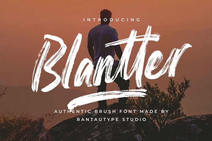 Blantter Authentic Brush Font