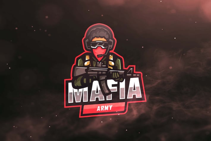 Mafia Army Sport and Esports Logos
