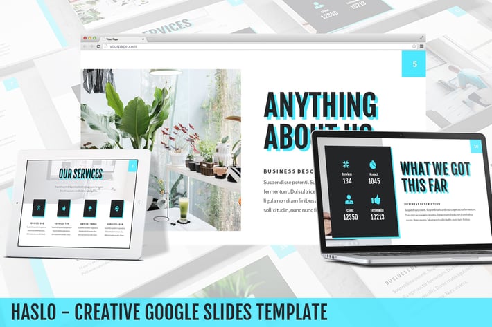 Haslo - Creative Google Slides Template