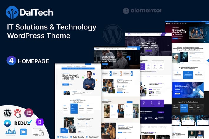 Daltech - IT Solutions & Technology WP Theme 