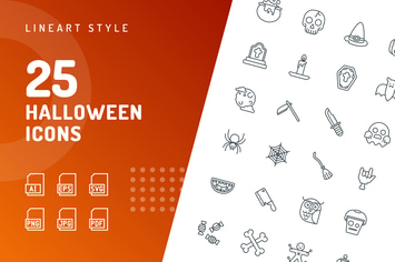 Halloween Line Icons
