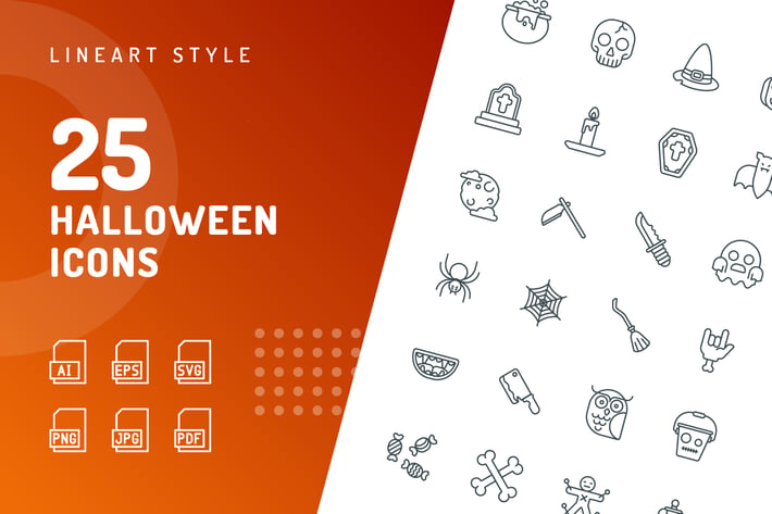 Halloween Line Icons