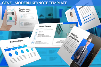 Genz - Modern Keynote Template