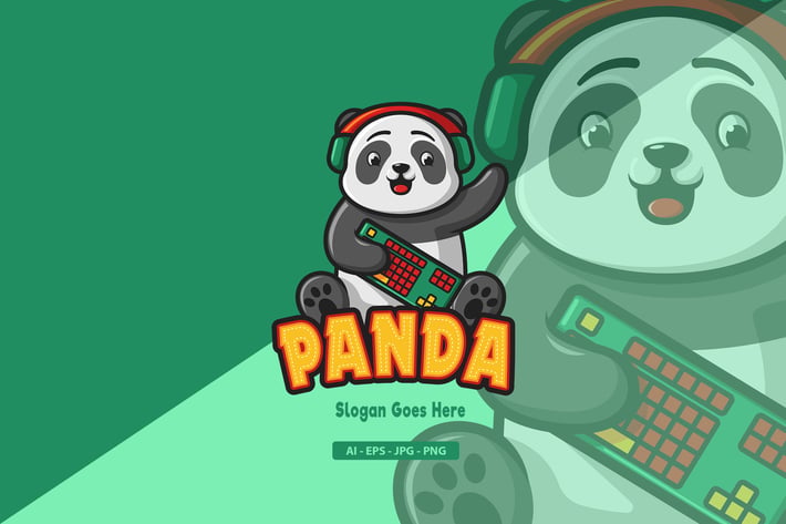 Panda - Mascot Logo