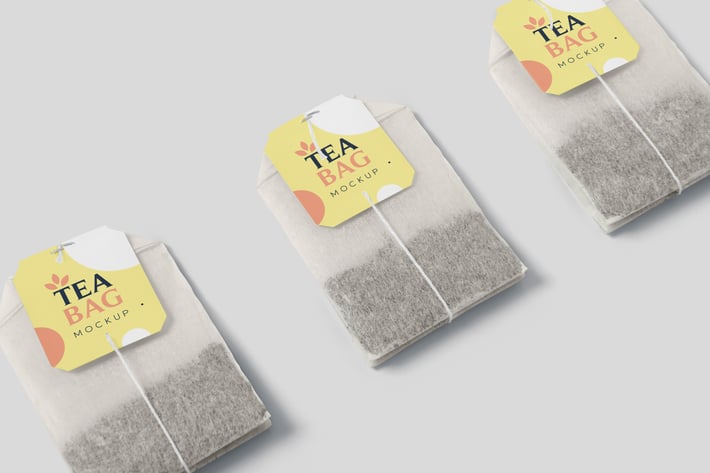 Tea Bag Mockups