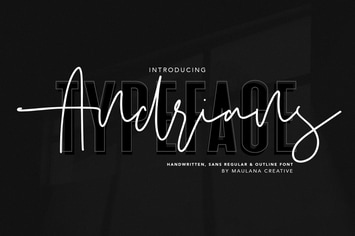 Andrians Script Sans Font