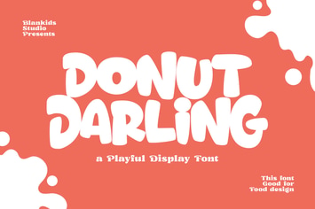 Donut Darling aPlayful Display Font