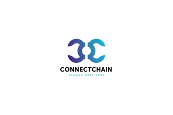 Connect Chain Logo Template