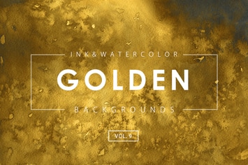 Golden Ink Backgrounds 9