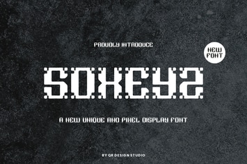 Soxeyz - Game & Pixel Font