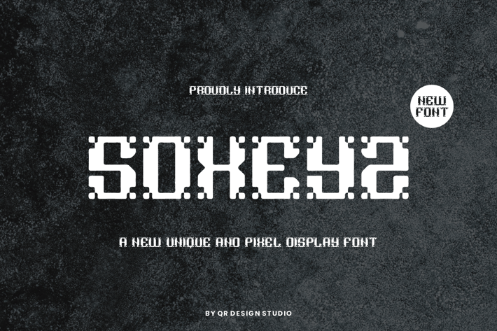 Soxeyz - Game & Pixel Font