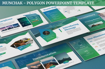 Munchak - Polygon Powerpoint Template