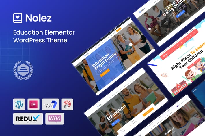 Nolez - Education Elementor WordPress Theme