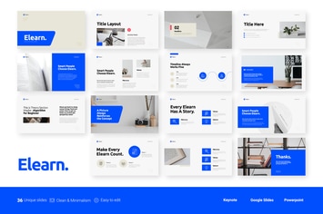 Elearn - Presentation template