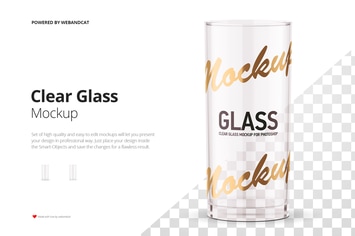 Clear Glass Mockup