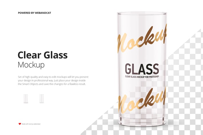 Clear Glass Mockup
