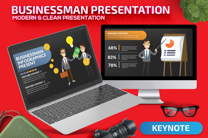 Businessman Keynote Presentation