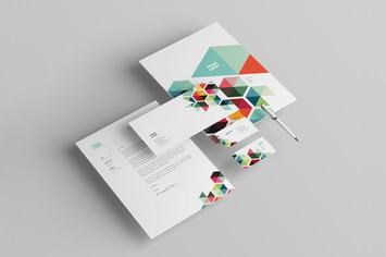 Business Colorful Stationery