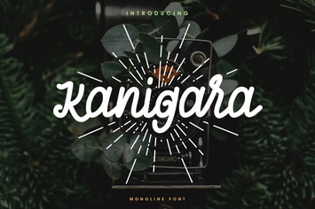 Kanigara - Monoline Font