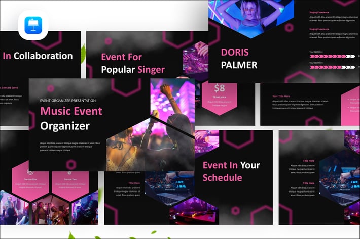 Music Event Organizer Keynote Presentation