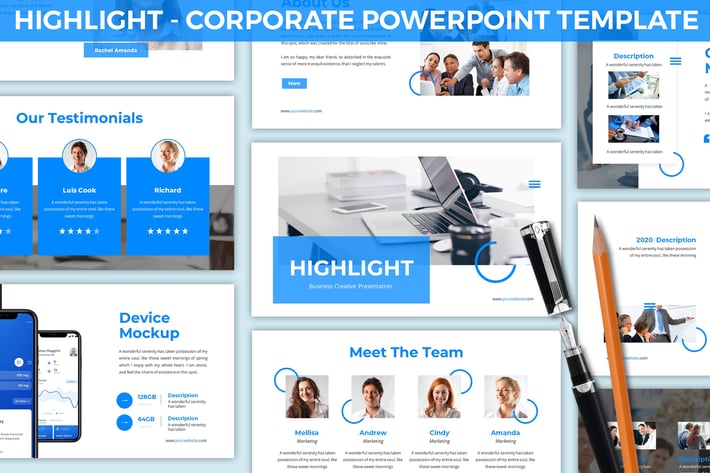 Highlight - Corporate Powerpoint Template
